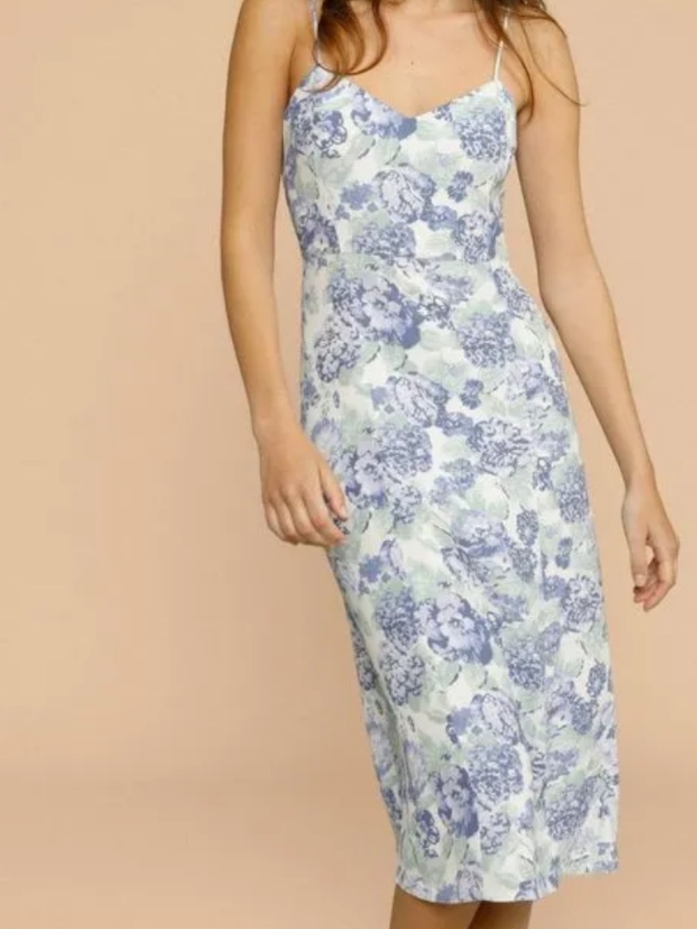 Rouje blue floral dress